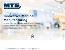 Tablet Screenshot of mtsmedicalmfg.com